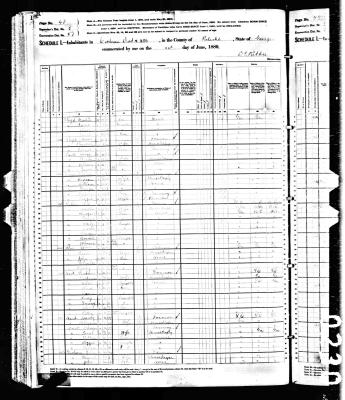 CENSUS 1880
WARREN AND SALLIE HART