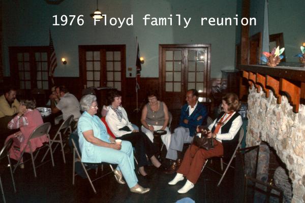 1976 FLOYD FAMILY REUNION