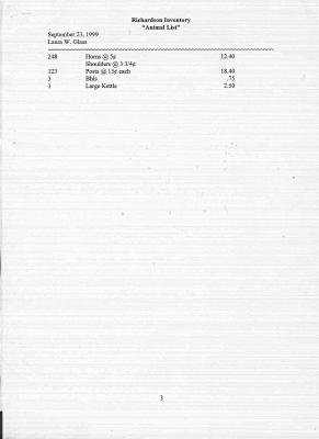 COW LIST CONTD.