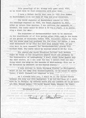 VOLLMER GENEALOGY REPORT