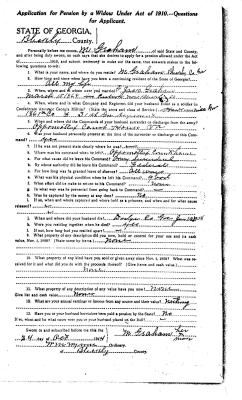 MAZURA HART GRAHAM
CSA WIDOW PENSION APPLICATION