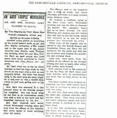 HART FAMILY MURDER