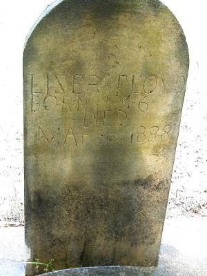 She is buried in the old Floyd Cemetery.