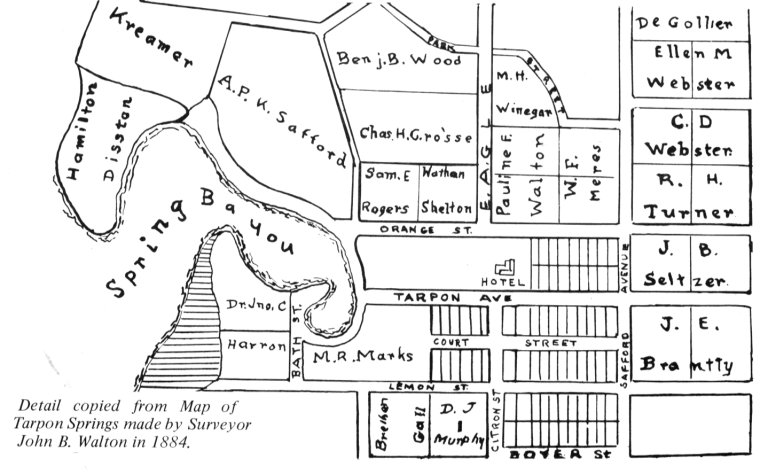 The lot shown for A.P. Safford is where the Clemson home was built.