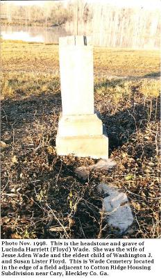WADE HEADSTONE